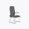 Кресло Sit 8 B2-10T - UMF(X1) /Uh02/Wh00/T21bP-c(F55), Светло-серый