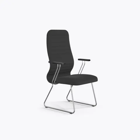 Кресло Sit 8 B2-10T - UMF(X1) /Uh02/Wh00/T21bP-c(F55), Темно-серый