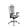 Кресло Y 4DF L2-57D - YM93+Infinity /Vc09/Nc09/D06P/H13mL-3D(M26.B35.G25.W04), Св.серый-Белый