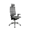 Кресло Y 4DF B2-5D - YM93 /Kc00/Nc00/D15P/H13mM-3D(M26.B35.G25.W04), Серый-Тем.Серый
