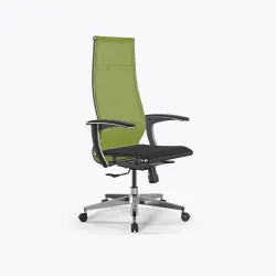 Кресло ErgoLife Set 7/подл.158/осн.Synchro 004, Лайм-Черный