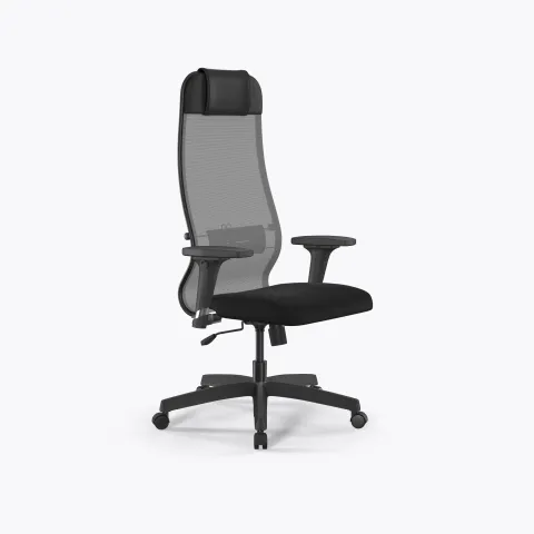 Кресло ErgoLife Set 11/подл.200/осн.Sit 001, Серый-Черный