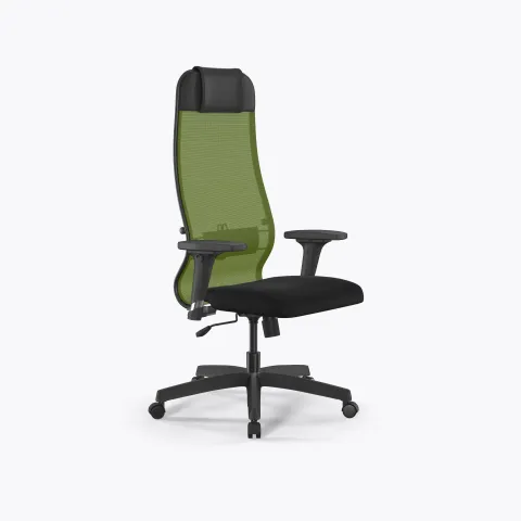 Кресло ErgoLife Set 11/подл.200/осн.Sit 001, Зеленый-Черный
