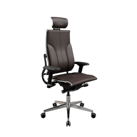 Кресло Move B2-10D - Infinity /Kc06/Nc06/D04P/H13mL-3D(M26.B32.G25.W03), Темно-коричневый