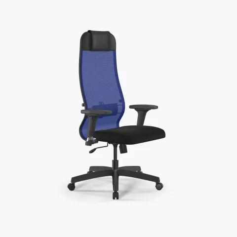 Кресло ErgoLife Set 11/подл.200/осн.Sit 001, Синий-Черный