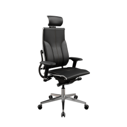 Кресло Move B2-10D - Infinity /Kc06/Nc06/D04P/H13mL-3D(M26.B32.G25.W03), Черный (бежевая строчка)