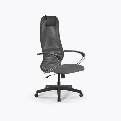 Кресло SU-B-8/подл.131/осн.001, Светло-серый