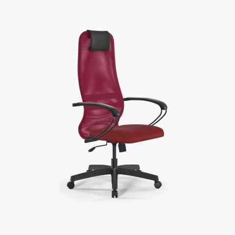 Кресло SU-B-8/подл.130/осн.001, Красный