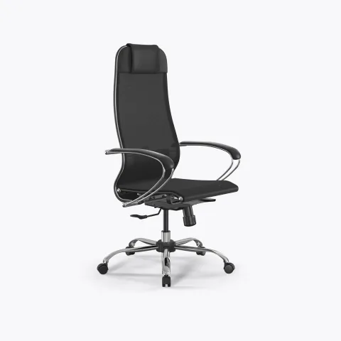 Кресло ErgoLife Set 4/подл.131/осн.Synchro 003, Черный
