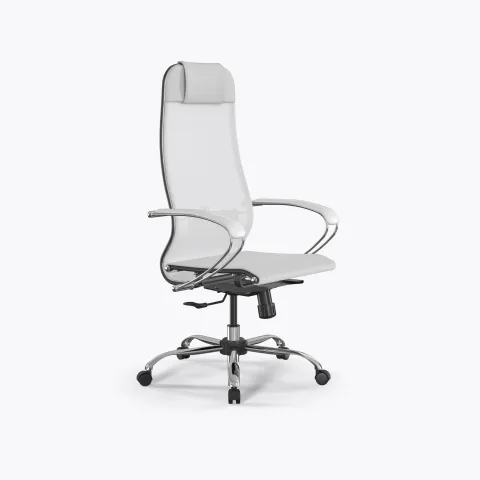 Кресло ErgoLife Set 4/подл.131/осн.Synchro 003, Белый