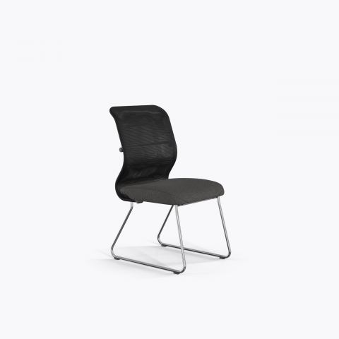 Кресло Sit 8 M4-9 - X2+Bahama /Uh00/Wh12(F54), Черный-Тем.серый