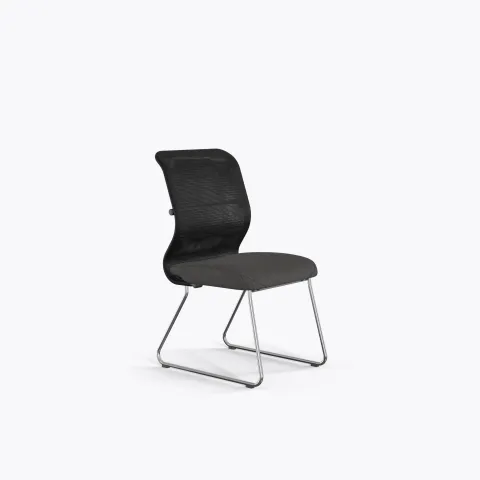 Кресло Sit 8 M4-9 - X2+Bahama /Uh00/Wh12(F54), Черный-Тем.серый
