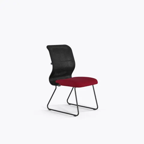 Кресло Sit 8 M4-9 - X2+Bahama /Uh00/Wh12(F57), Черный-Красный