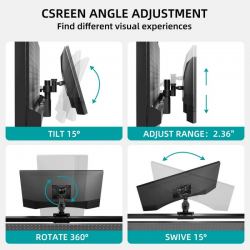 Перфорированная доска с комплектом креплений EUREKA ARPB-01B-US, черный