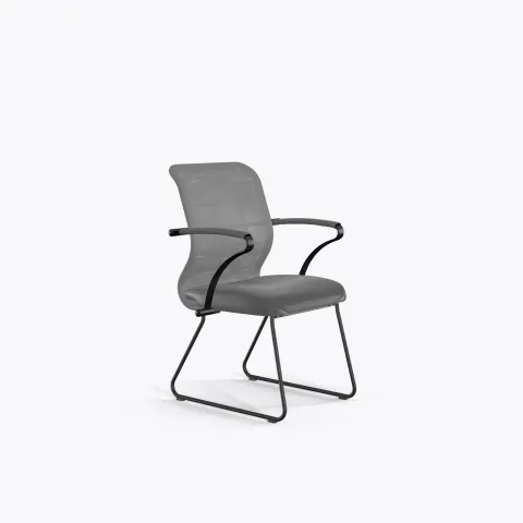 Кресло Sit 8 M4-9K - X2+Extra /Uh00/Wh12/K15bL(F57), Серый