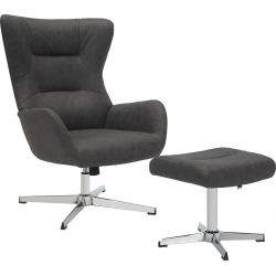 Кресло Everprof Apple Ткань Темно-серый