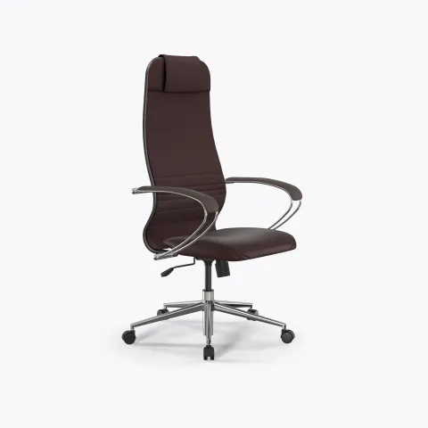 Кресло Sit 10 B1-202K - Extra /Ub04/Wh12/K1cL(M09.B23.G18.W01), Темно-коричневый