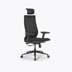 Кресло SynchroSit 10 B2-189D - T /Kb00/Nb00/D03P/H13mL-2D(M25.B11.G19.W02), Черный