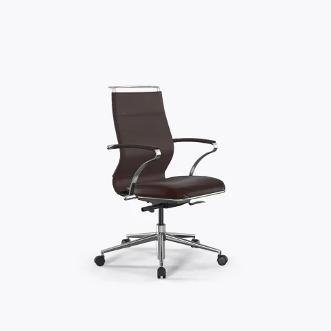 Кресло SynchroSit Well M3-192K - Extra /Ach46/Wm12/K15cL(M24.B23.G18.W02), Темно-коричневый