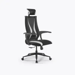 Кресло SynchroSit 10 B2-170U - T+UMF(SY271)+Extra /Kb38/Wh09/U0mL-b/H13mL-Pf-1DF(M20.B11.G19.W02), Черн-Бел
