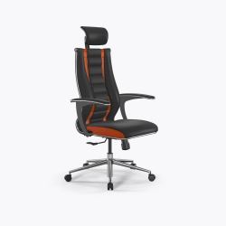 Кресло SynchroSit 10 B2-160U - X2+Extra /Km39/Wm12/U0mL-b/H13mL-1DF(M20.B23.G18.W01), Черный-Оранжевый