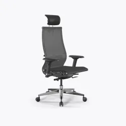 Кресло SynchroSit 10 B2-107D - T /Km00/Nb00/D04P/H13mL-2D(M24.B22.G18.W03), Серый(допЧерный)