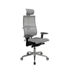 Кресло Y 4DF B2-5D - YM93 /Kc00/Nc00/D15P/H13mM-3D(M26.B32.G25.W04), Св.серый-Белый