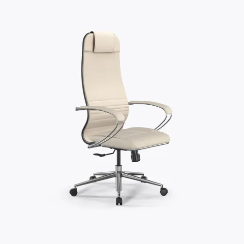 Кресло ErgoLife Set 6/подл.116/осн.Synchro 052, Молочный