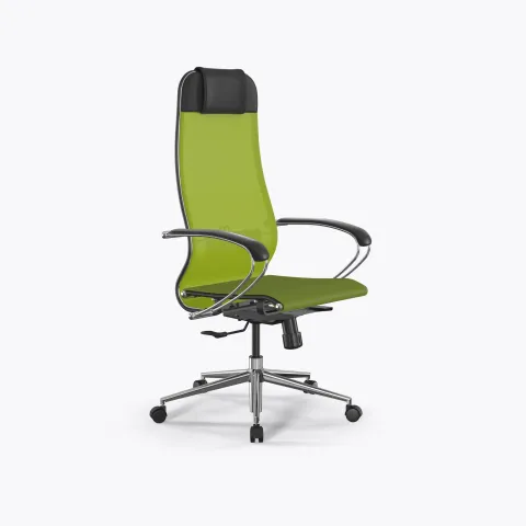 Кресло ErgoLife Set 4/подл.131/осн.Synchro 052, Лайм