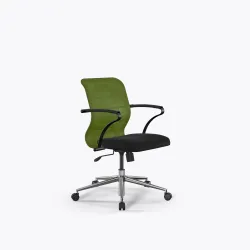 Кресло Sit 8 M4-8K - X2+UMF(X1) /Uh00/Wh00/K15bL(M09.B23.G18.W01), Зеленый-Черный
