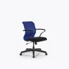 Кресло Sit 8 M4-8K - X2+UMF(X1) /Uh00/Wh00/K15bUMF(M09.B02.G15.W01), Синий-Черный