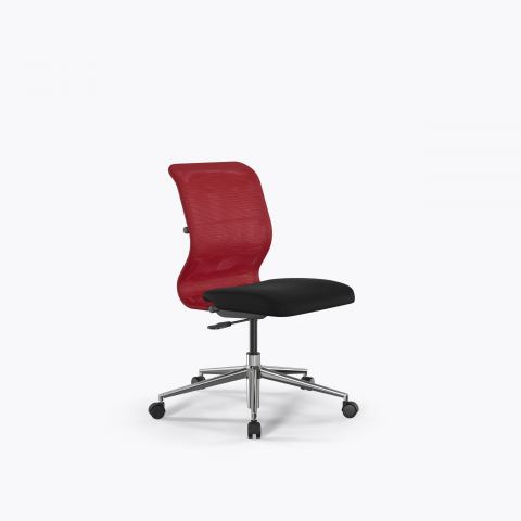 Кресло Sit 8 M4-8 - X2+UMF(X1) /Uh00/Wh00(M01.B23.G18.W01), Красный-Черный