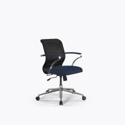 Кресло Sit 8 M4-9K - X2+Bahama /Uh00/Wh12/K15cF(M09.B23.G18.W01), Черный-Синий