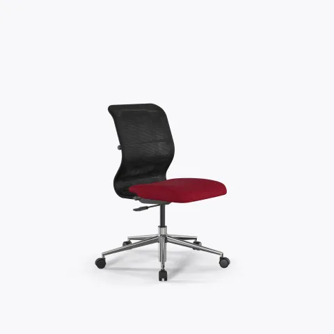 Кресло Sit 8 M4-9 - X2+Bahama /Uh00/Wh12(M01.B23.G18.W01), Черный-Красный