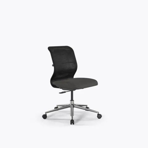 Кресло Sit 8 M4-9 - X2+Bahama /Uh00/Wh12(M01.B23.G18.W01), Черный-Тем.серый