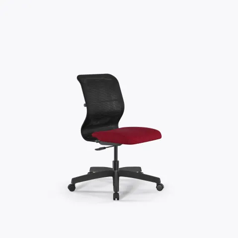Кресло Sit 8 M4-9 - X2+Bahama /Uh00/Wh12(M01.B02.G15.W01), Черный-Красный