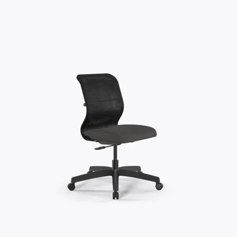 Кресло Sit 8 M4-9 - X2+Bahama /Uh00/Wh12(M01.B02.G15.W01), Черный-Тем.серый