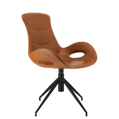 Кресло обеденное Everprof Freedom Экокожа Коричневый