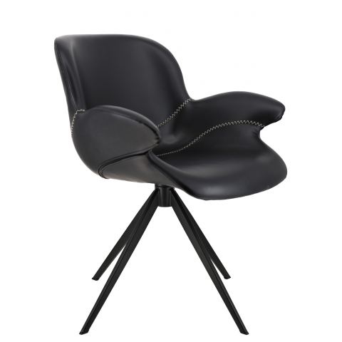 Кресло обеденное Everprof Aurora Экокожа Черный