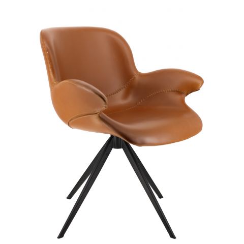 Кресло обеденное Everprof Aurora Экокожа Коричневый