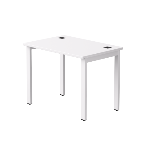 Стол прямой на металлокаркасе Everprof EVO 980х670x755 мм опоры 45 гр Белый/Белый
