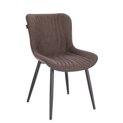 Стул обеденный Everprof Aqua Ткань Темно-коричневый