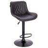 Стул барный Everprof Grace Black Экокожа Черный