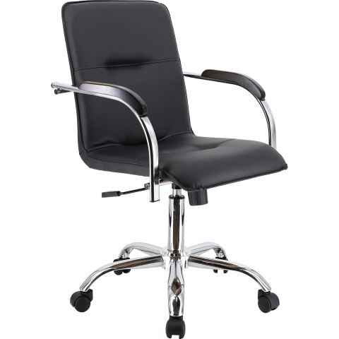 Кресло Everprof Samba Wood T Экокожа Черный