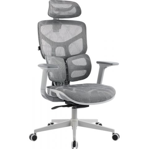 Кресло Everprof Alfa Grey Сетка Серый