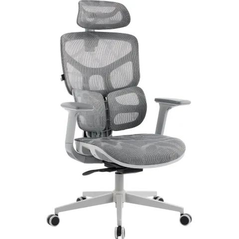 Кресло Everprof Alfa Grey Сетка Серый