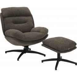 Кресло Everprof Kiwi Ткань Темно-коричневый