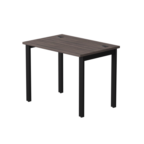 Стол прямой на металлокаркасе Everprof EVO 980х670x755 мм Дуб Пасадена/Черный