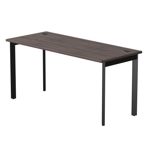 Стол прямой на металлокаркасе Everprof EVO 1580х670x755 мм опоры 45 гр Дуб Пасадена/Черный