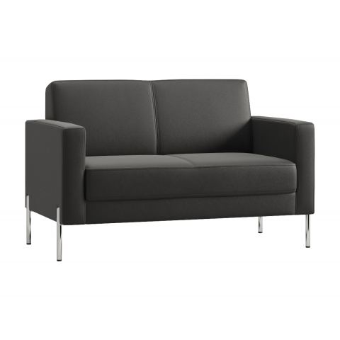 Диван Everprof Dexter двухместный Экокожа Pegaso Черный